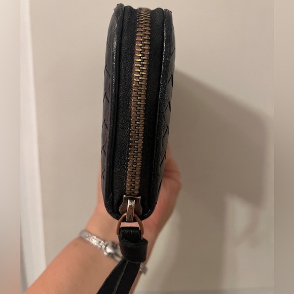 Bottega Veneta Intrecciato Woven Leather Wallet Continental Long Zip Case Napa - Picture 7 of 16
